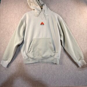 Nike ACG Therma-FIT Hoodie Beige Embroidered Logo Sweatshirt DH3087-072 XS Mens